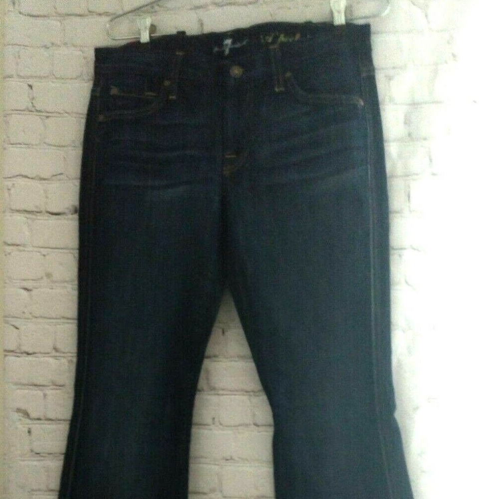 7 For All Mankind "A" Pocket Skinny Boot Cut Jeans - Picture 1 of 5